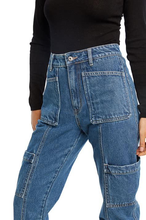 Tegan Patch Pocket Jean | Ladies Denim & Jeans | Bardot