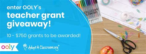 Classroom Grant Giveaway Teachers Enter To Win A Grant For Classroom