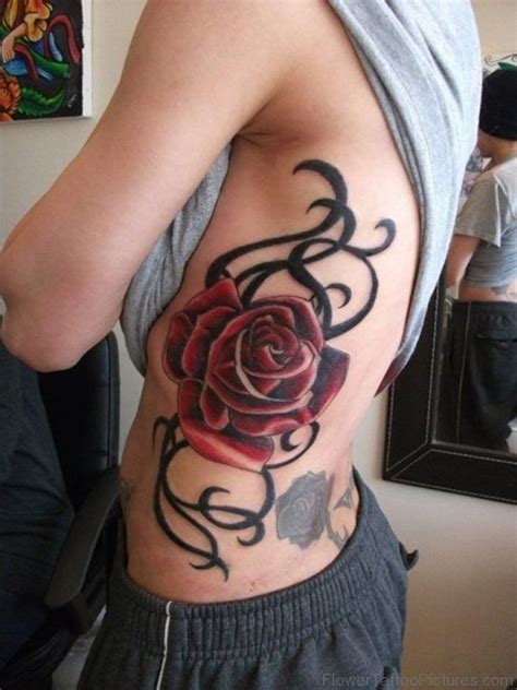 Stomach tattoos are perfect for you if you don't want your tattoos to be visible all the time. Image result for rose tattoo on women stomach | Rib ...