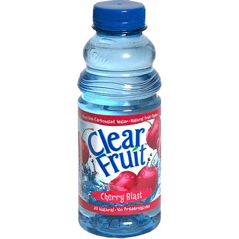 Clear Fruit Water Pure Non Carbonated Cherry Blast Water Foodtown