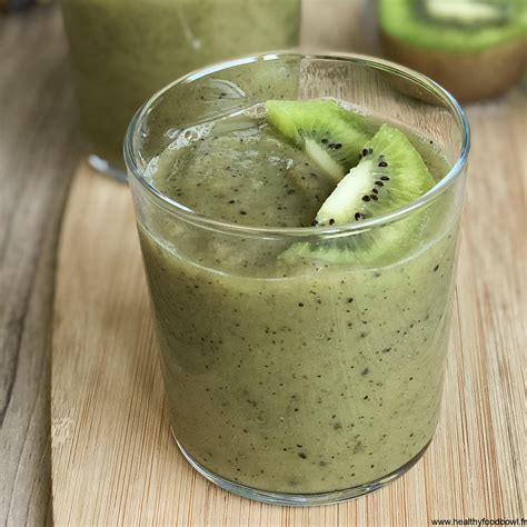 Smoothie de kiwi banane et pomme