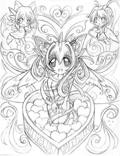 Coloring Pages For Adults Anime Chibi Coloring Pages Coloring Books