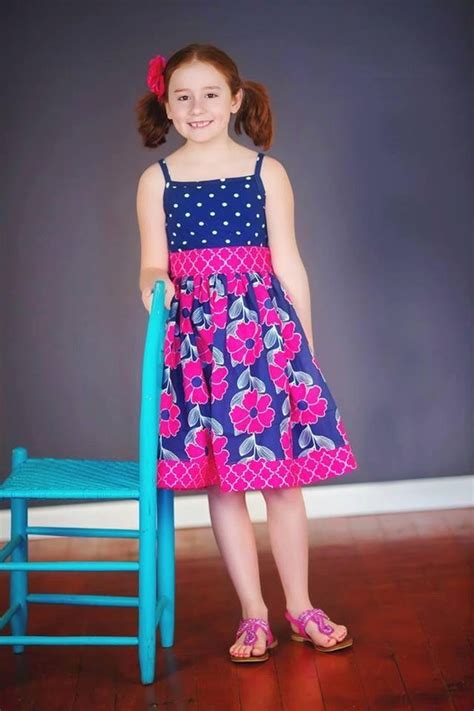 Easy Dress Pattern Girls Dress Sewing Pattern Tween Dress