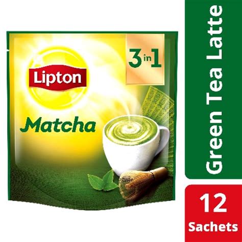 Lipton Matcha Green Tea Latte 12s X 22g Shopee Malaysia
