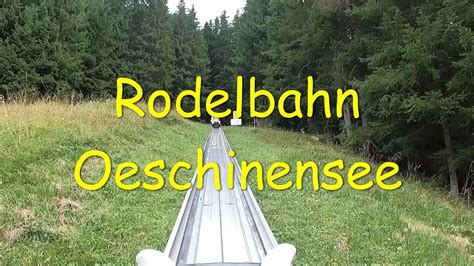Mountain Coaster Rodelbahn Oeschinensee Youtube