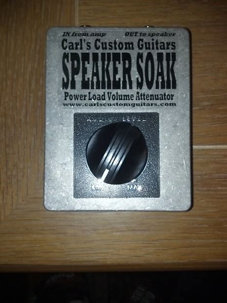 Carls Custom Guitars Speaker Soak 2014 Gray Reverb