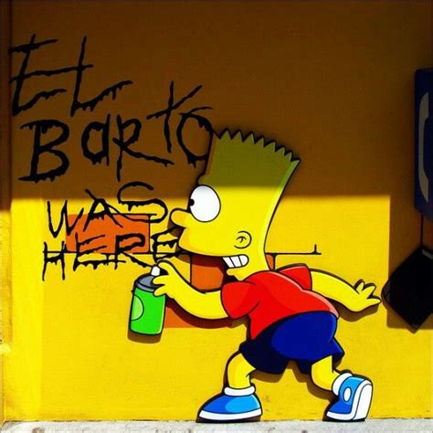El Barto The Simpsons Bart Simpson Graffiti