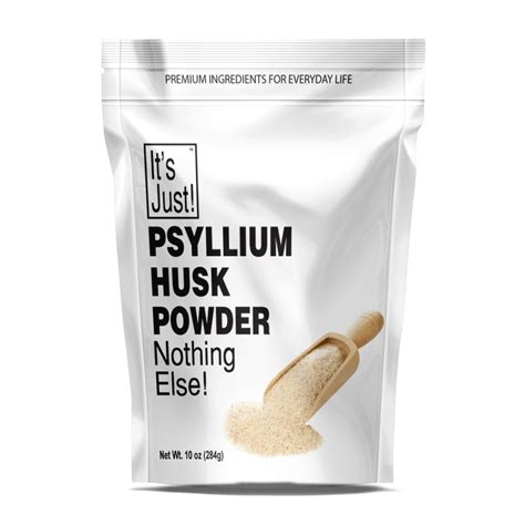 Its Just Psyllium Husk Powder Fiber Supplement 10 Oz