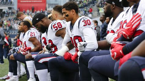 Houston Texans Players Take A Knee After Bob Mcnairs Controversial
