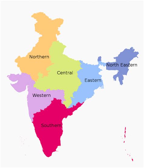 Where Is East West North South In India Map Share Map