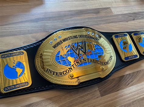 Wwe Intercontinental Attitude Championship Replica Belt Releather Send