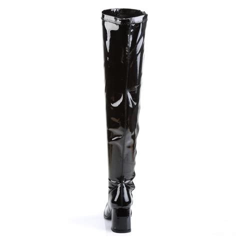 Gogo Patent Leather Thigh Boot Up To Uk 13 Sexy Shooz
