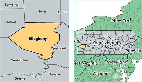 Allegheny County Pennsylvania Map Of Allegheny County Pa Where Is