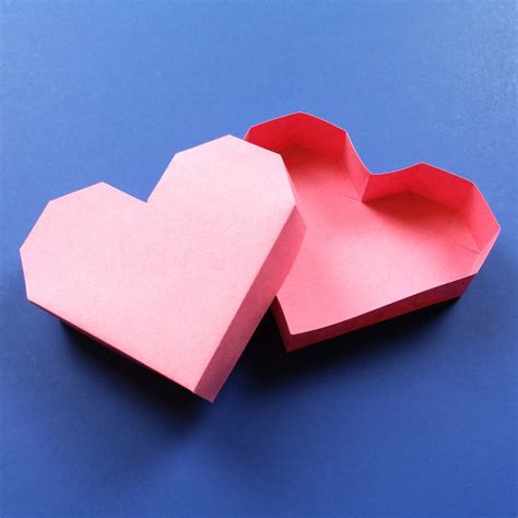 New Easy Diy Heart Box Papercraft For Valentines Day