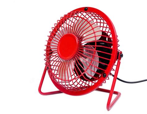 Red Electric Fan Stock Image Image Of Climate Flutter 27012523