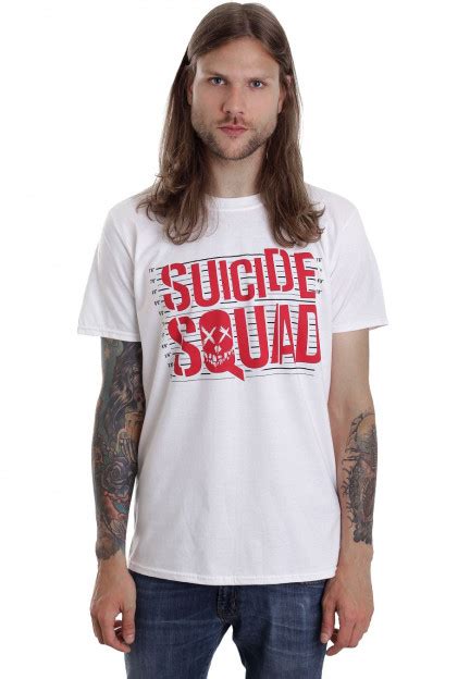 Suicide Squad Logo Line Up White T Shirt Impericon En