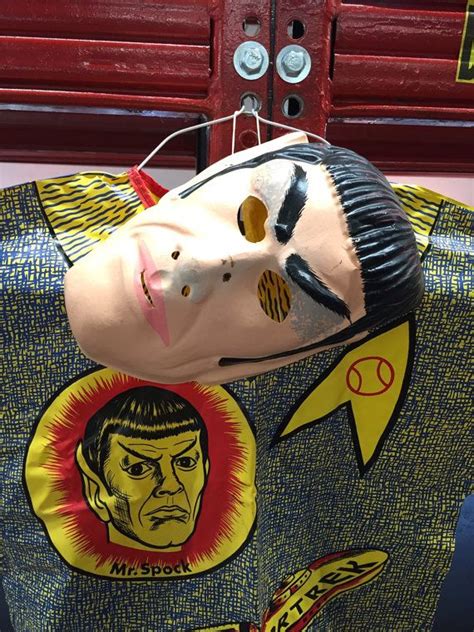 Star Trek Mr Spock Halloween Costume 1976 Complete With Box Etsy