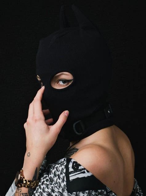 ski girl ski mask fashion face mask balaclava bad girl aesthetic photoshoot inspiration