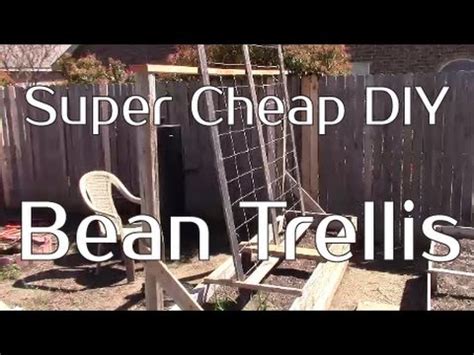 Grow pole beans vertically with this easy diy bean teepee. Easy & Cheap DIY Bean Trellis For Your Garden - YouTube