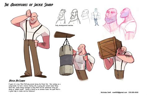 Nick Swift - Character Design Portfolio: Character Design Portfolio - 2018