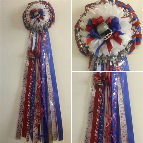 Red White And Blue Homecoming Mum Dawson Clear Lake High School