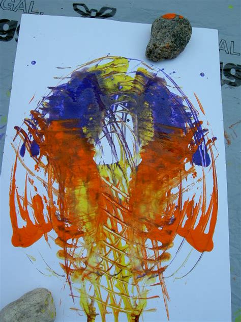 Inspired Montessori And Arts At Dundee Montessori Combed Paintings