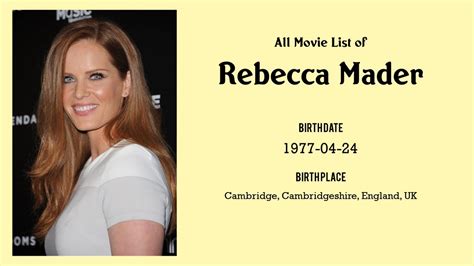 Rebecca Mader Movies List Rebecca Mader Filmography Of Rebecca Mader