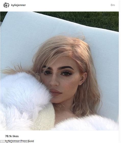 Kylie Jenner Shows Off New Hair Colour