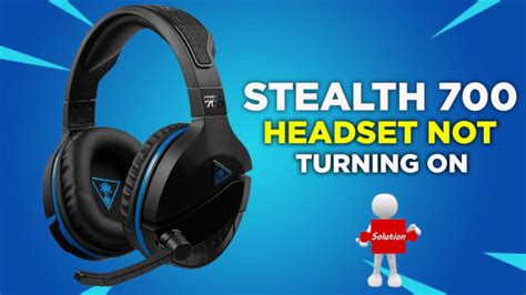 how to fix stealth 700 headphones that won t turn on decorate io