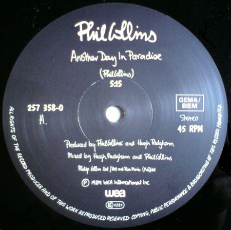 Phil collins but seriously another day in paradise. Phil Collins Another Day In Paradise Maxi-single Lp Dj 80 ...
