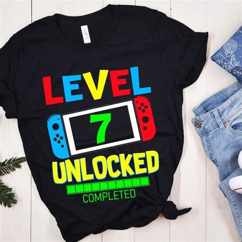 Level 7 Unlocked Svg Etsy