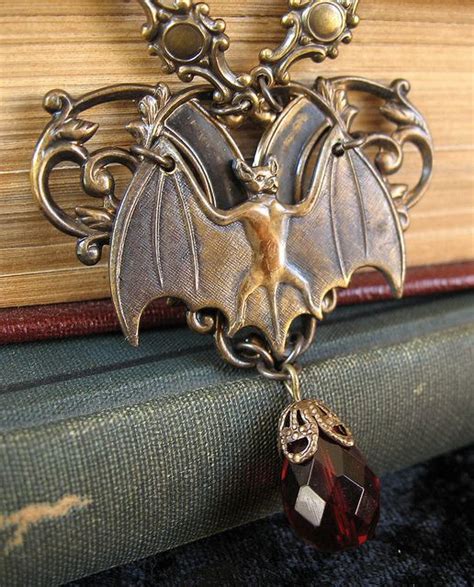 Nosferatunecklace6 Bat Jewelry Gothic Jewelry Art Nouveau Jewelry