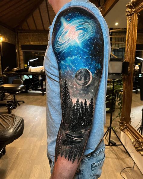 Lake Forrest And Galaxy Tattoo Tattoo Ideas For Men And Women In 2024