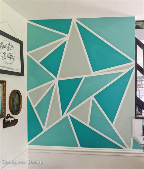 20 Diy Geometric Accent Wall