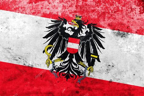 „österreich steht voll und ganz hinter israel, so kurz. Österreich Flagge mit einem Vintage und alten look ...