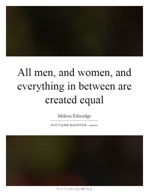 men and women were created equal essays