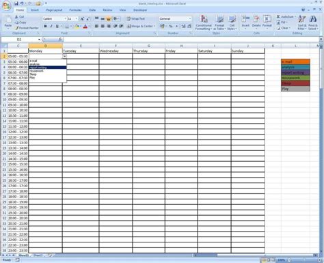 time management spreadsheet template db excelcom