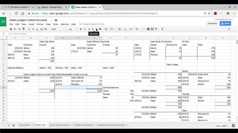 All of the individual transactions posted to your supplier ledger are included in this account, so any … Sales Ledger Control Account 2 Improved Sound - YouTube