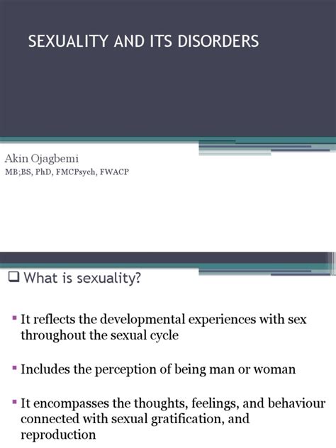 Sexuality And Its Disorders 1 Pdf Sexual Dysfunction Sexual Fetishism