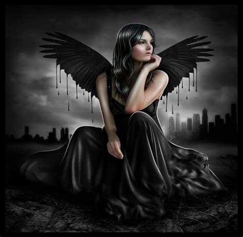P Free Download DARK ANGEL DRESS WINGS ANGEL BLACK GOTHIC DARK HD Wallpaper Peakpx