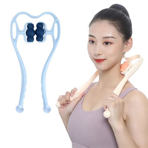 Multi Functional Detachable Cleaning And 4 Roller Wheel Muscle Neck Shoulder Massager China