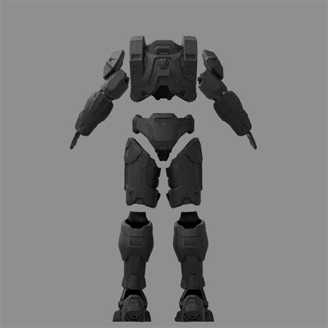 Halo Infinite Master Chief Armor 3d Model 3d Printable Cgtrader