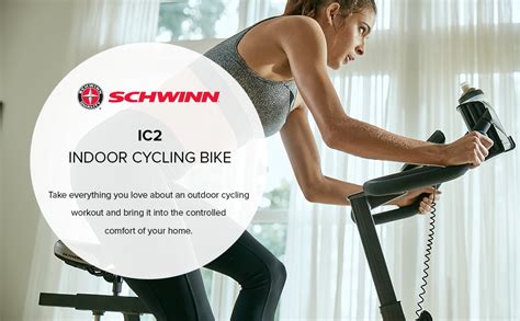 Schwinn Ic2 Indoor Cycling Exercise Bike Sports And Outdoors Amazon Canada