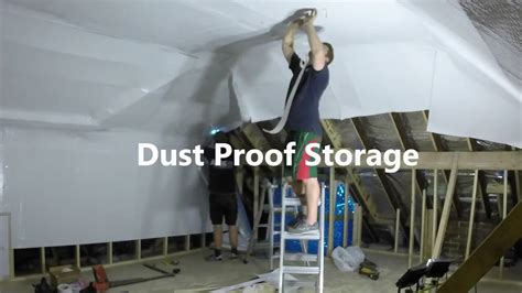 Dust Proof Attic Installation Process Youtube