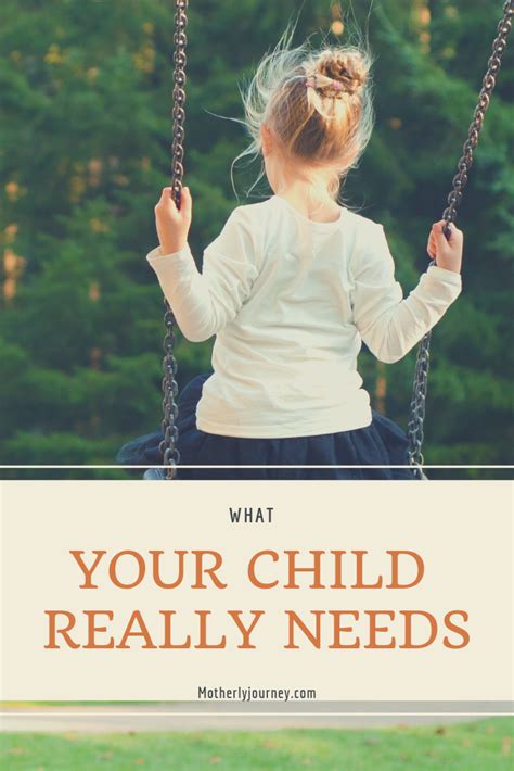 What Do Kids Really Need Motherly Journey