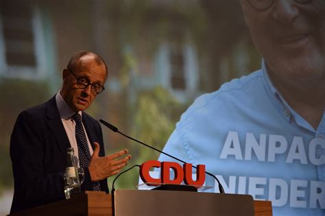 Landtagswahl In Niedersachsen Was Cdu Parteichef Friedrich Merz In