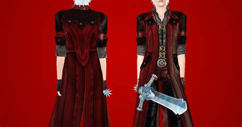Ts3 Devil May Cry 4 Dante Outfit Noir And Dark Sims