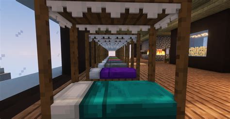 Beds With Roof Better Beds Minecraft Texture Pack