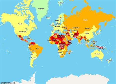 The Most Dangerous Countries In The World For 2020 Revealed
