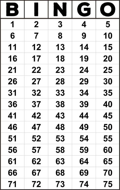 10 Best Free Printable Bingo Numbers Sheet Pdf For Free At Printablee